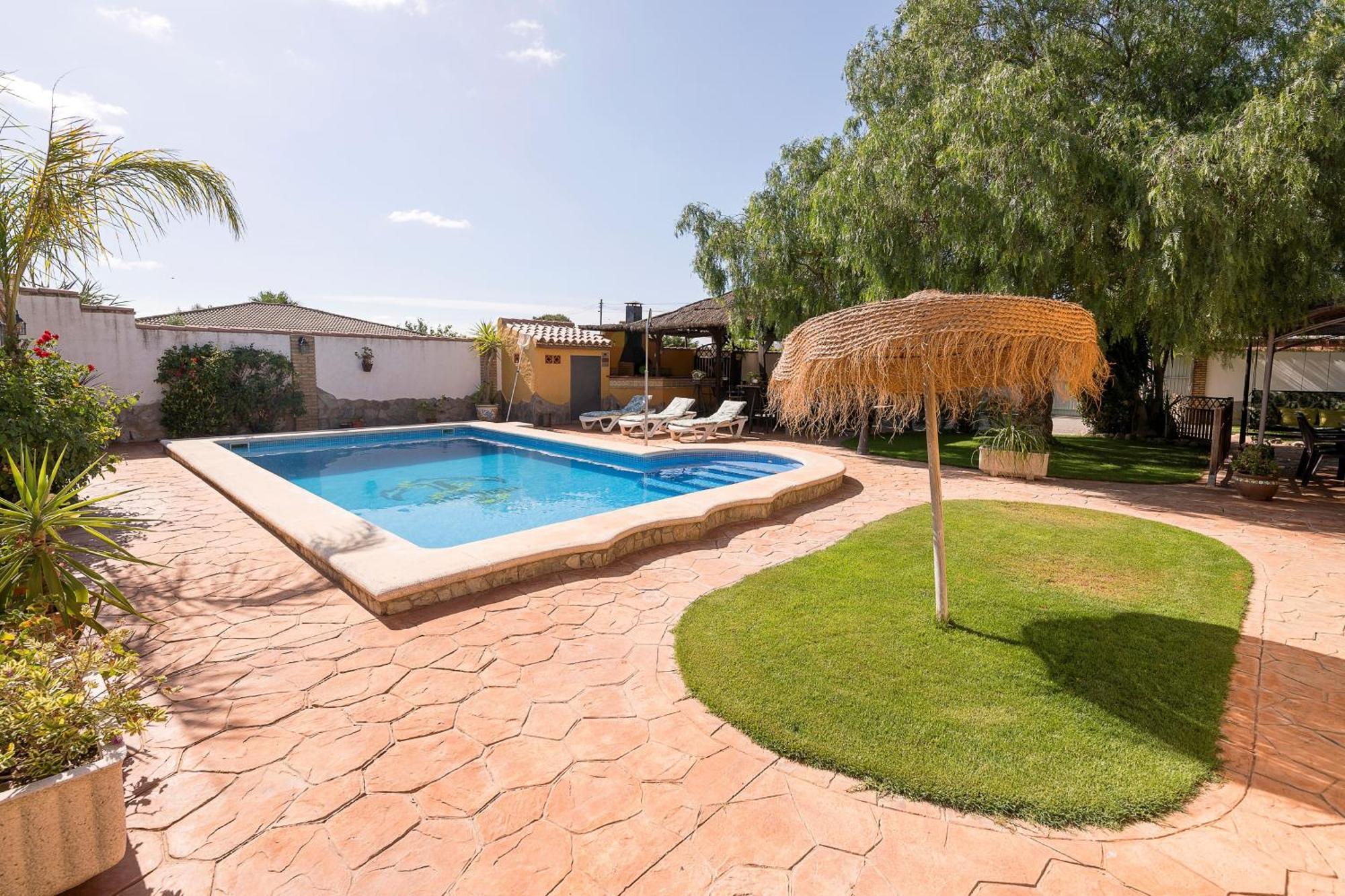 Villa La Redondela à Chiclana de la Frontera Extérieur photo