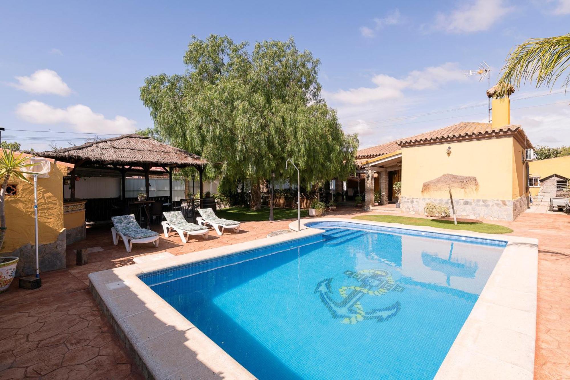 Villa La Redondela à Chiclana de la Frontera Extérieur photo