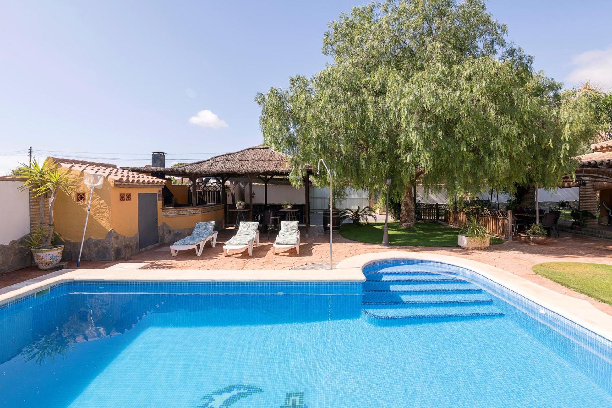 Villa La Redondela à Chiclana de la Frontera Extérieur photo