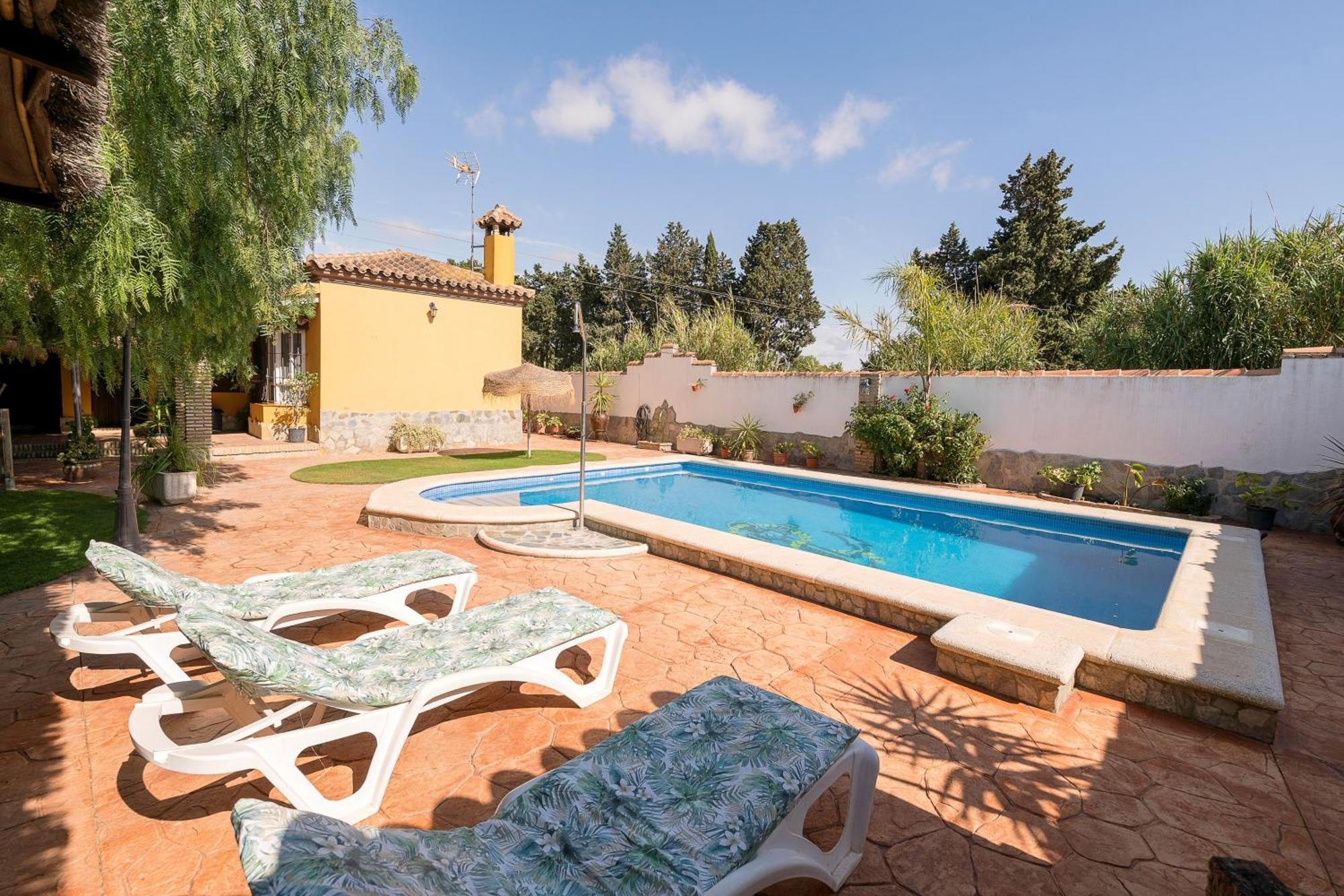 Villa La Redondela à Chiclana de la Frontera Extérieur photo